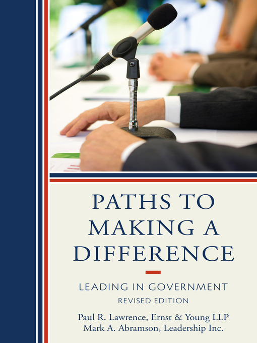 Title details for Paths to Making a Difference by Mark A. Abramson - Available